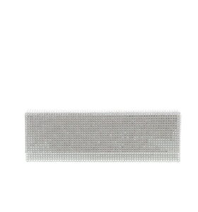 Amina Muaddi - Amini Paloma Silver with White Crystals - Image 2