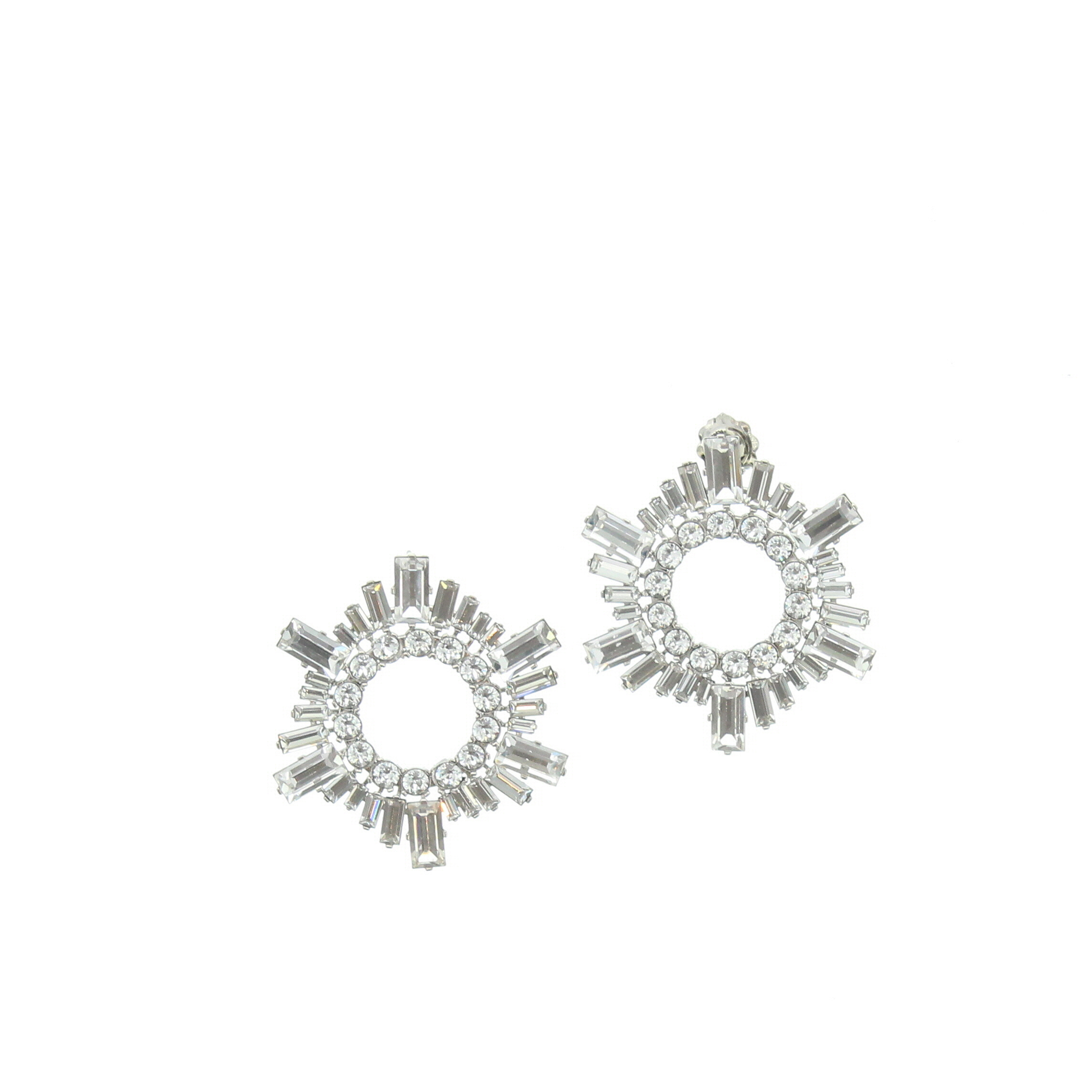Amina Muaddi - Mini Begum Earrings - White - Image 2