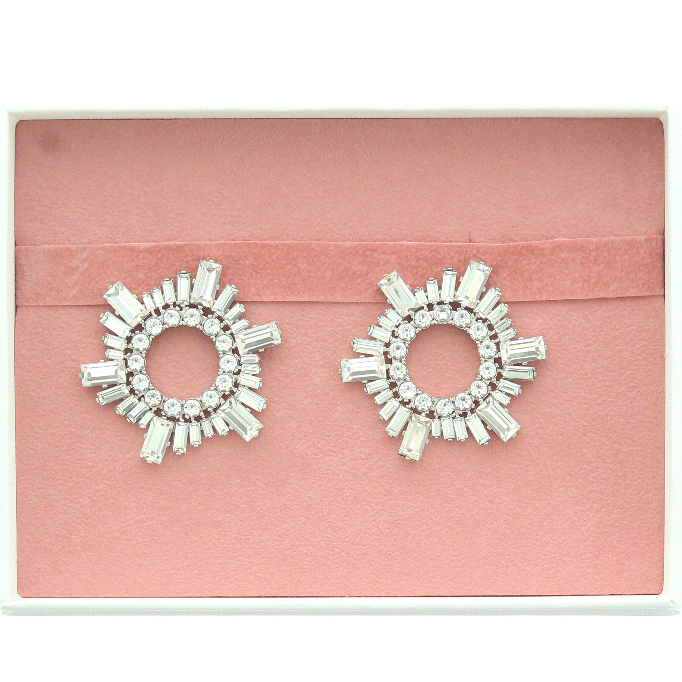 Amina Muaddi - Mini Begum Earrings - White - Image 3
