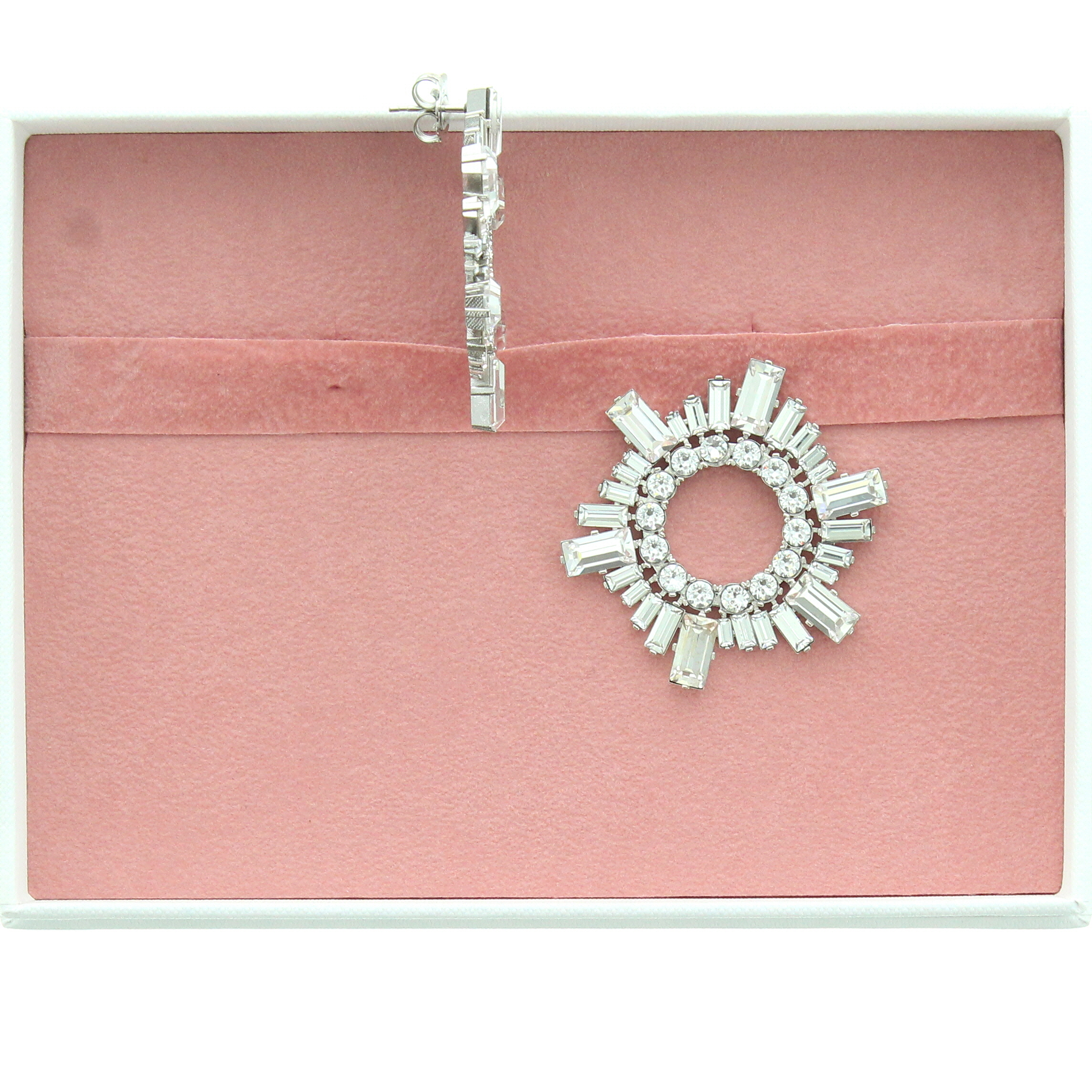 Amina Muaddi - Mini Begum Earrings - White - Image 4