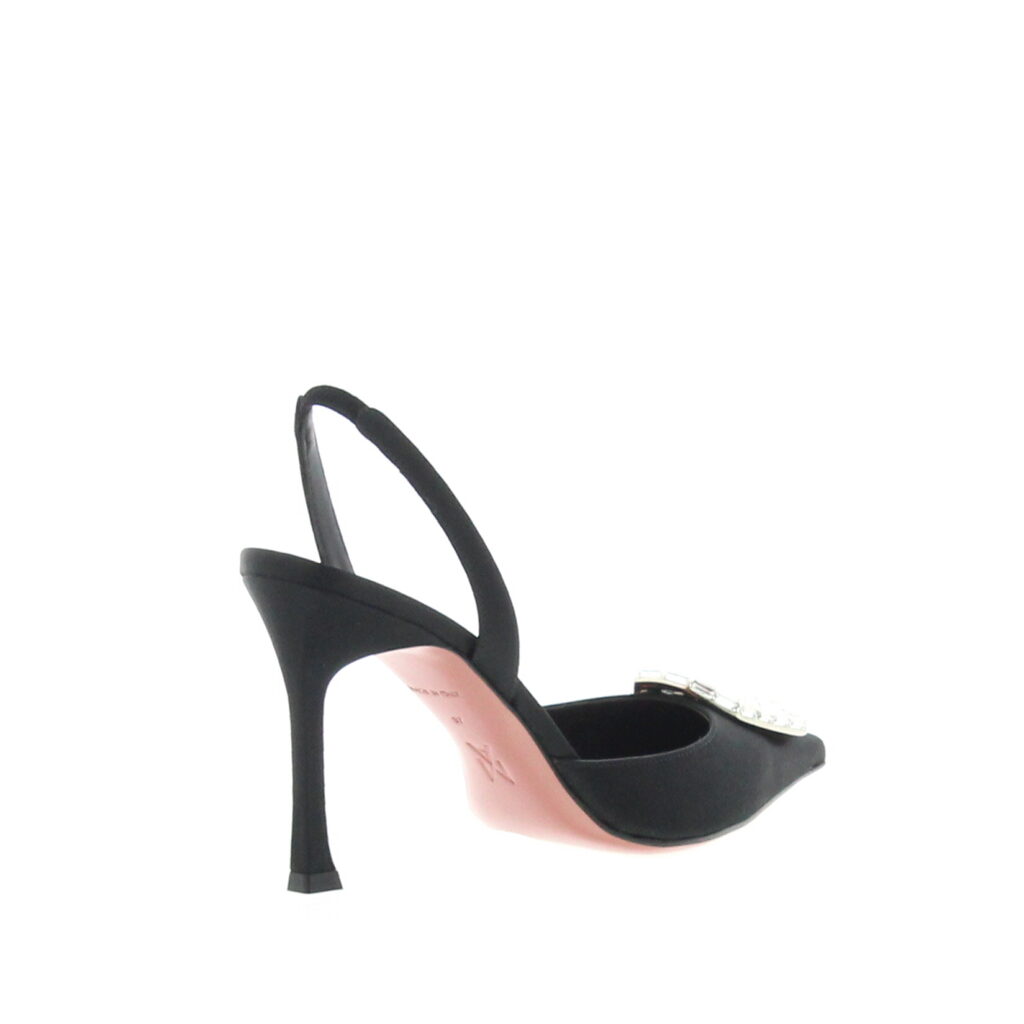 Amina Muaddi - Camelia Sling 90 Black