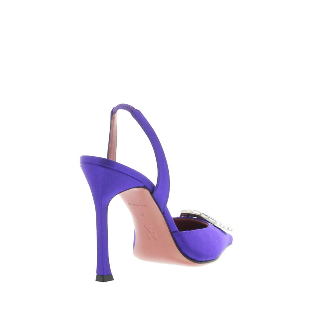 Amina Muaddi - Camelia Sling 105 Purple