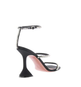 Amina Muaddi - Gilda Sandal - Satin Black - Image 4