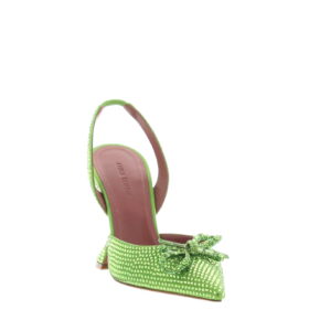 Amina Muaddi - Rosie Crystal - Green - Image 3
