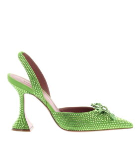 Amina Muaddi - Rosie Crystal - Green - Image 1