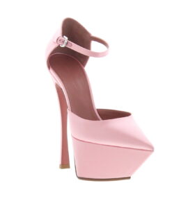 Amina Muaddi - Angelica Plateau - Baby Pink - Image 3