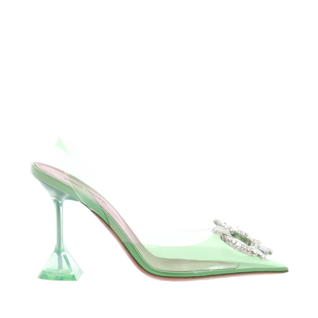 Amina Muaddi - Begum Glass - Mint