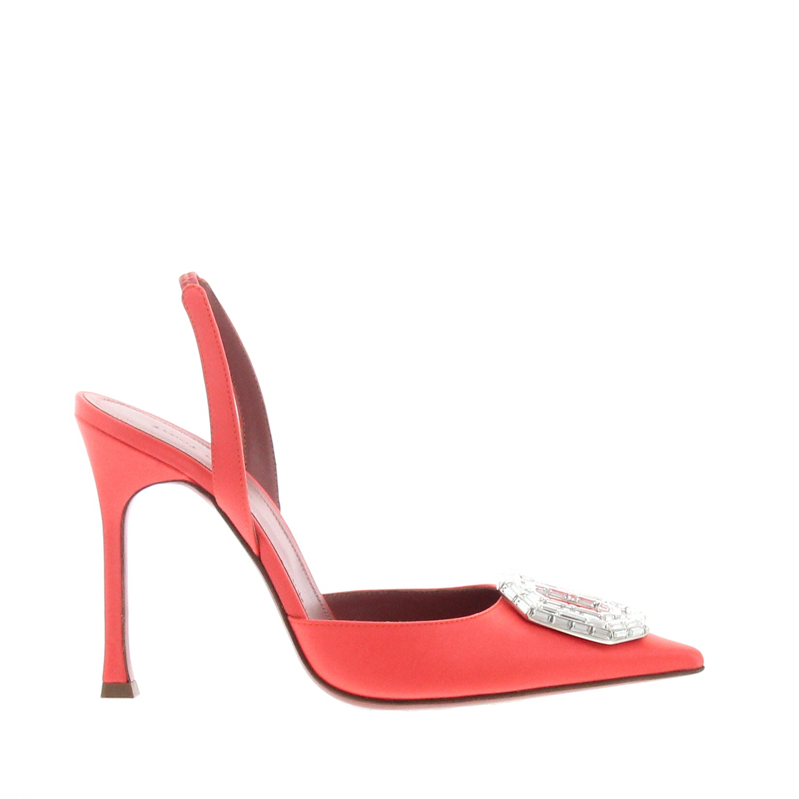Amina Muaddi - Camelia Sling 105 - Orange - Image 2