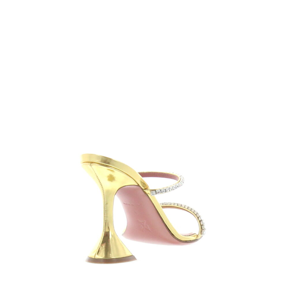 Amina Muaddi - Gilda Slipper - Gold