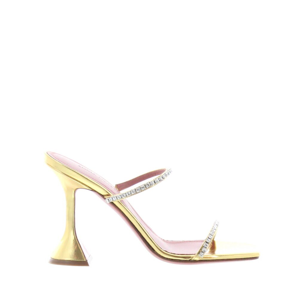 Amina Muaddi - Gilda Slipper - Gold