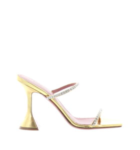 Amina Muaddi - Gilda Slipper - Gold - Image 1