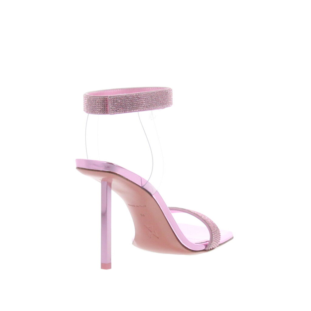 Amina Muaddi - Rih Sandal - Baby Pink