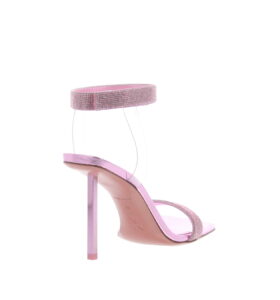 Amina Muaddi - Rih Sandal - Baby Pink - Image 4