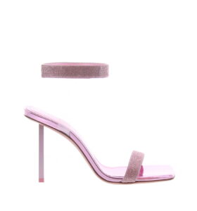 Amina Muaddi - Rih Sandal - Baby Pink - Image 2