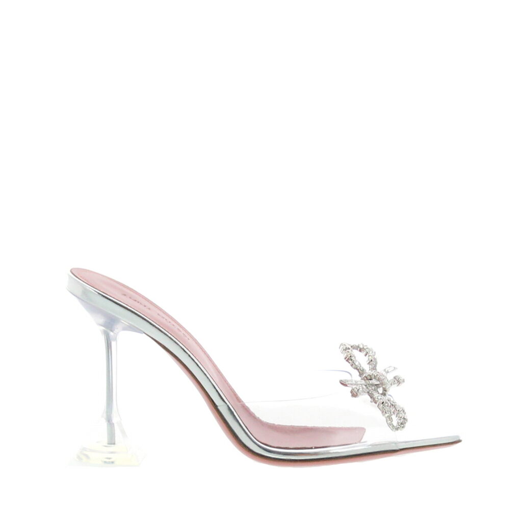 Amina Muaddi - Rosie Glass Slipper - Clear