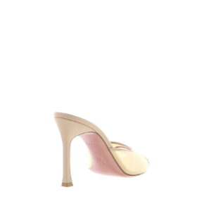 Amina Muaddi - Alexa Slipper - Mesh Beige - Image 4