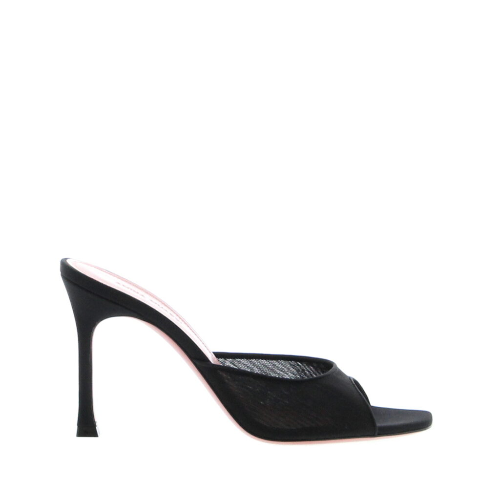 Amina Muaddi - Alexa Slipper - Mesh Black