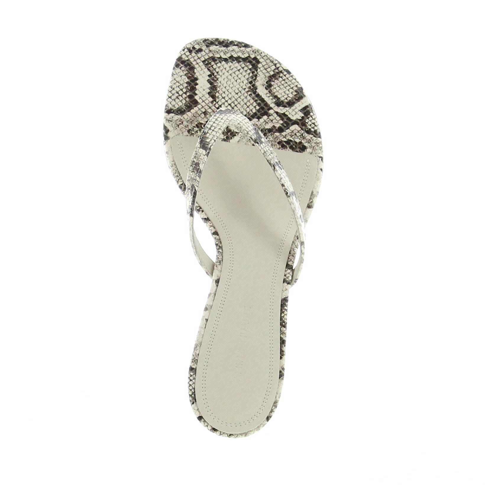 Amina Muaddi - Juliette Thong 45 - Printed Snake - Image 5