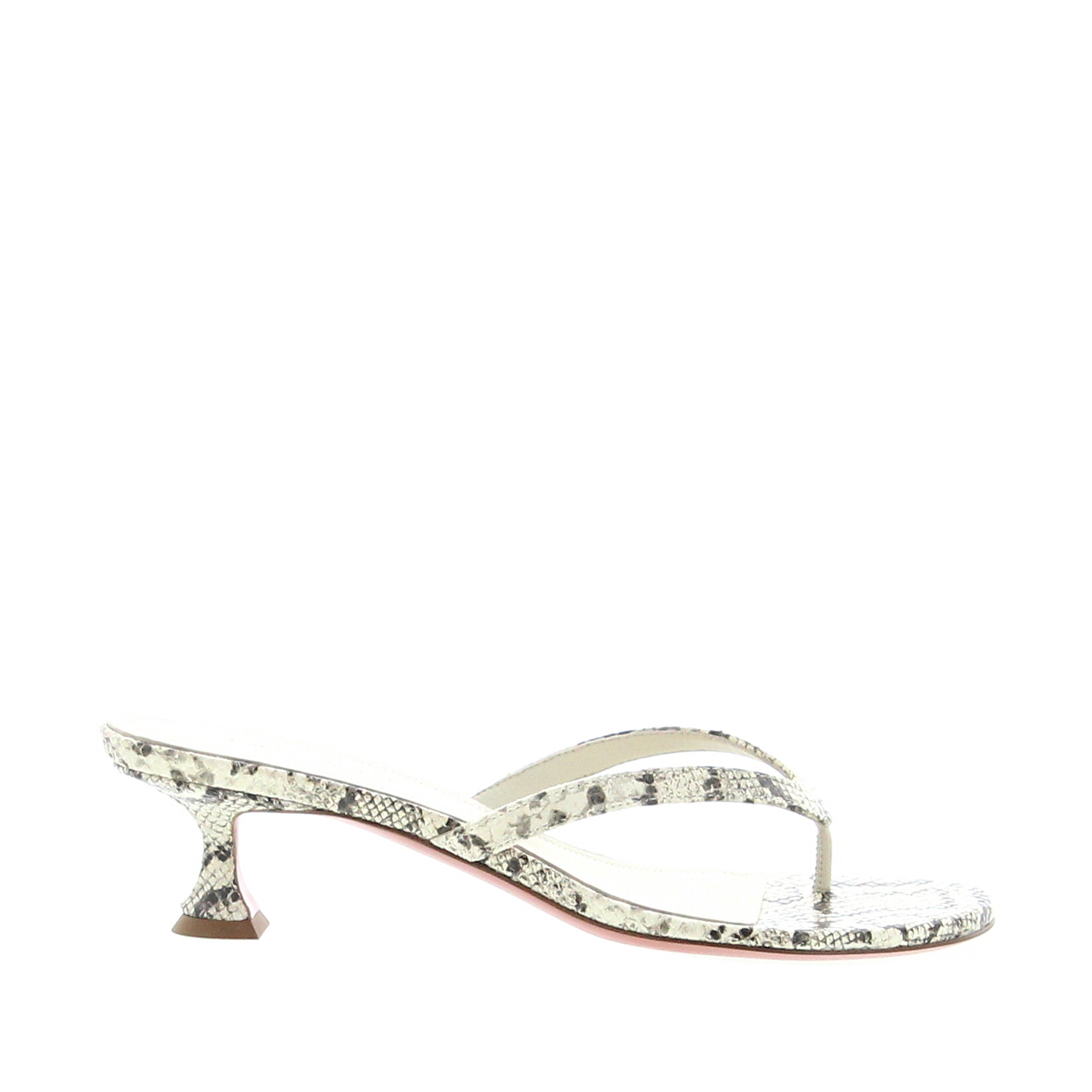 Amina Muaddi - Juliette Thong 45 - Printed Snake - Image 2