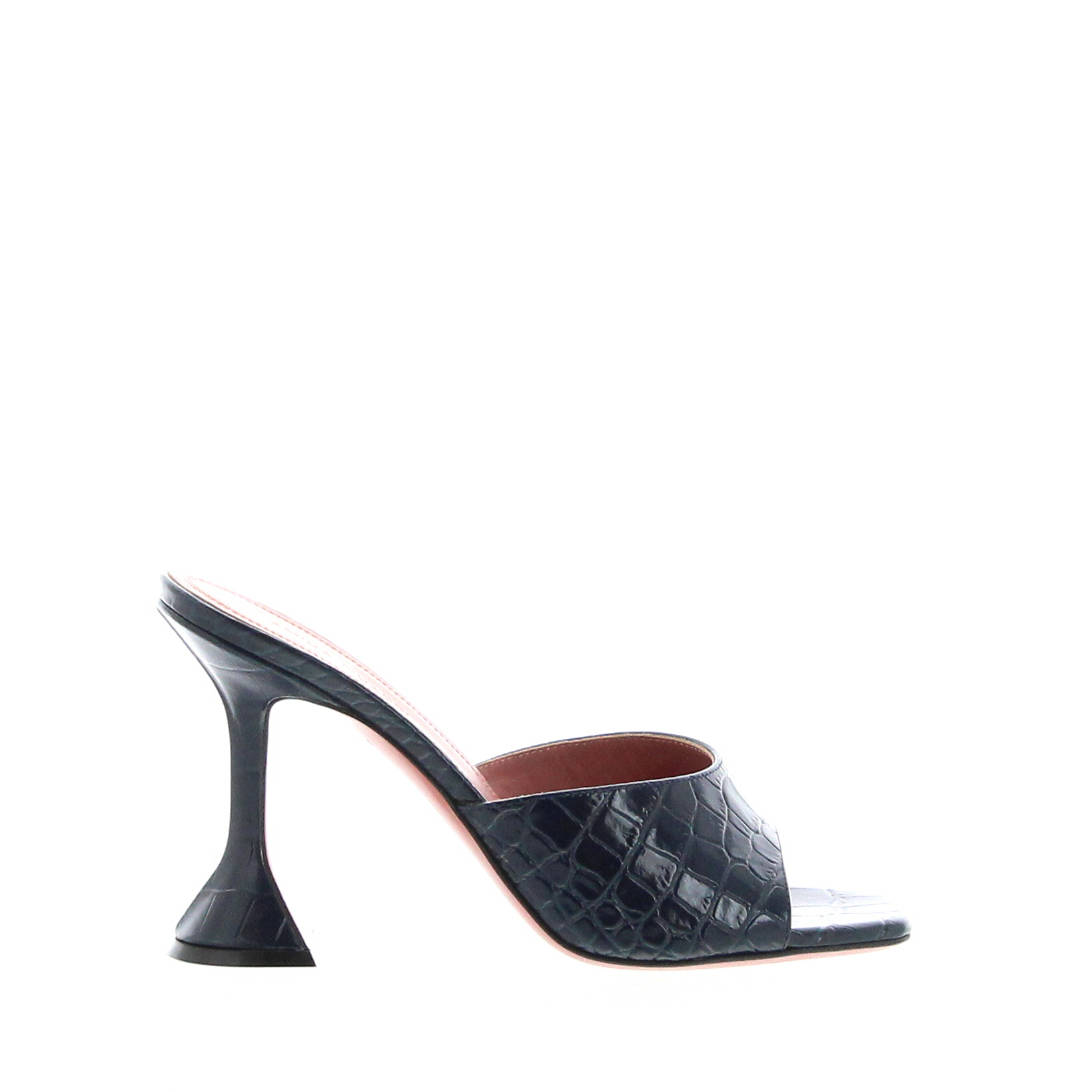Amina Muaddi - Lupita - Navy Croc - Image 2