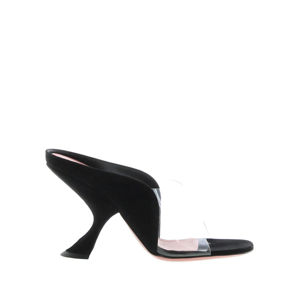 Amina Muaddi - Mackenzie Slipper - Black