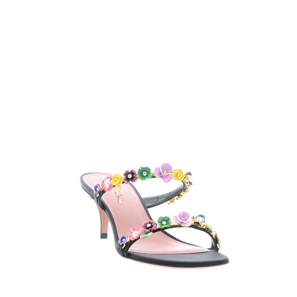 Amina Muaddi - Vittoria Slipper 55 - Black