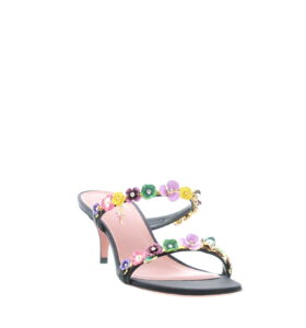 Amina Muaddi - Vittoria Slipper 55 - Black - Image 3