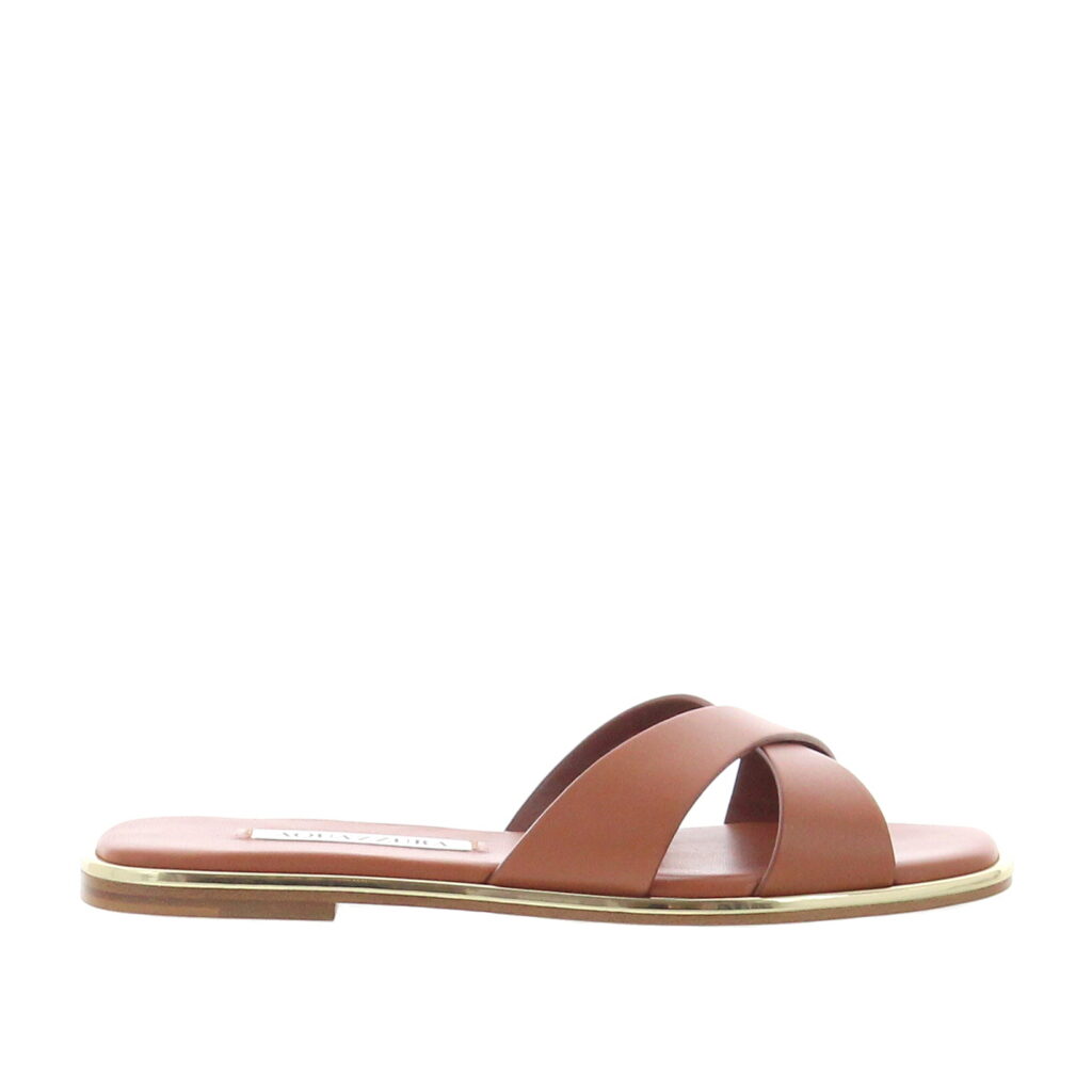 Aquazzura - Divine Slide - Tobacco