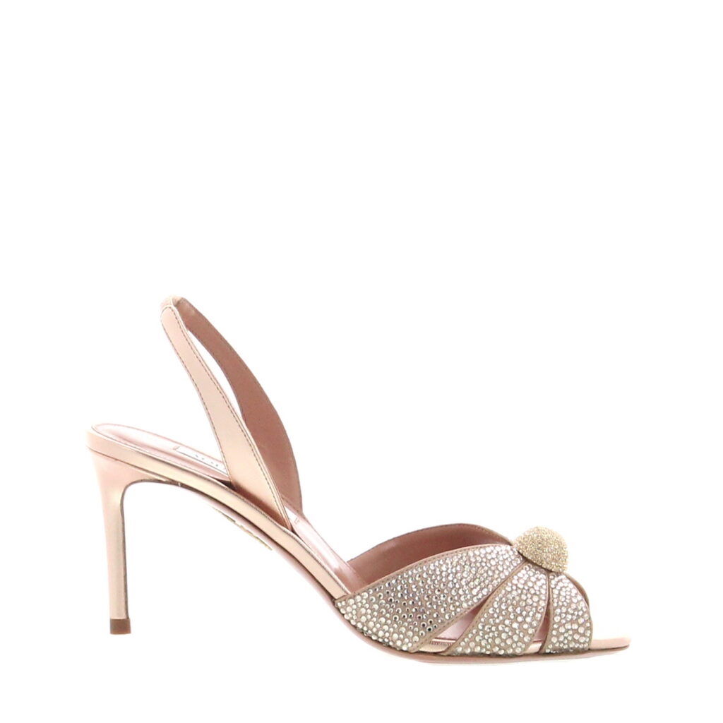 Aquazzura - Italian Flirt Sandal 75 - Petal