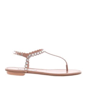 Aquazzura - Tequila Thong - Powder Pink - Image 1