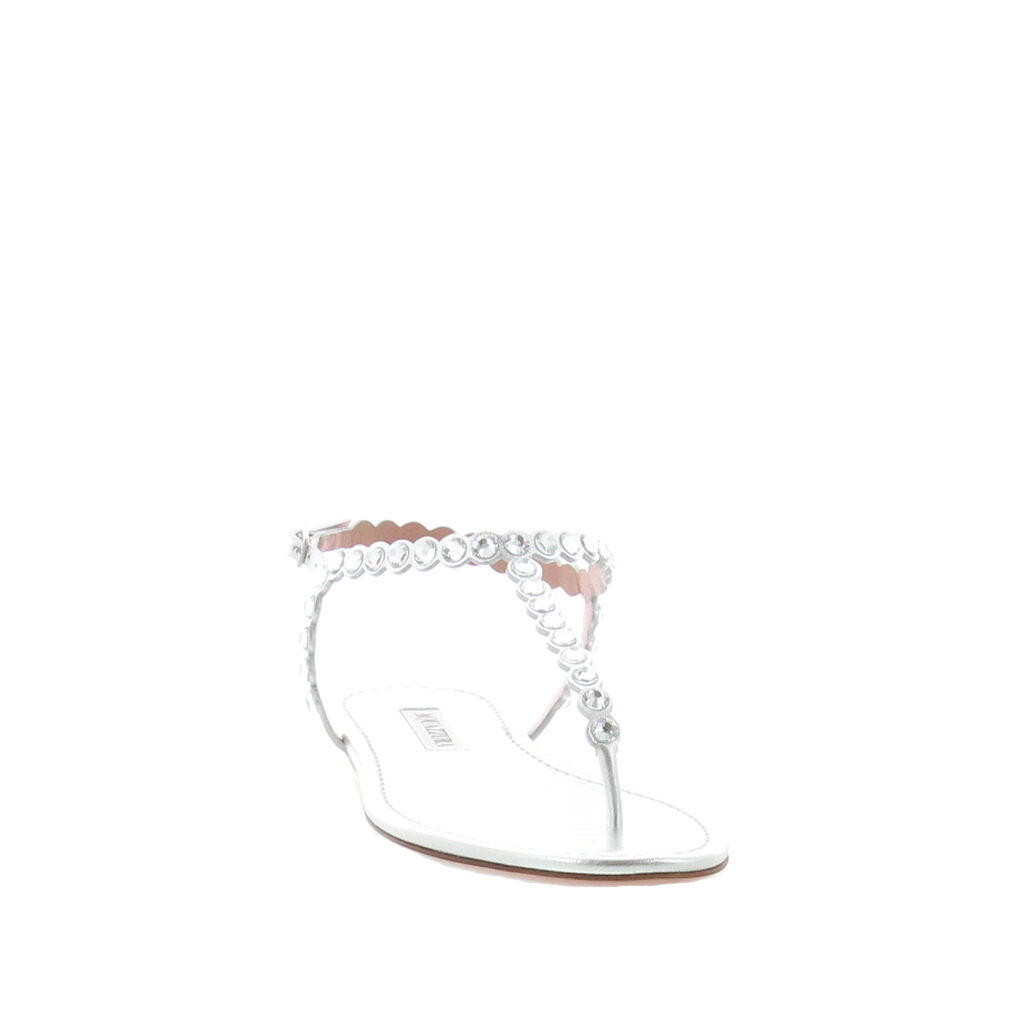 Aquazzura - Tequila Thong - Silver