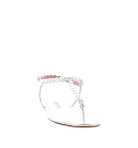 Aquazzura - Tequila Thong - Silver - Image 3