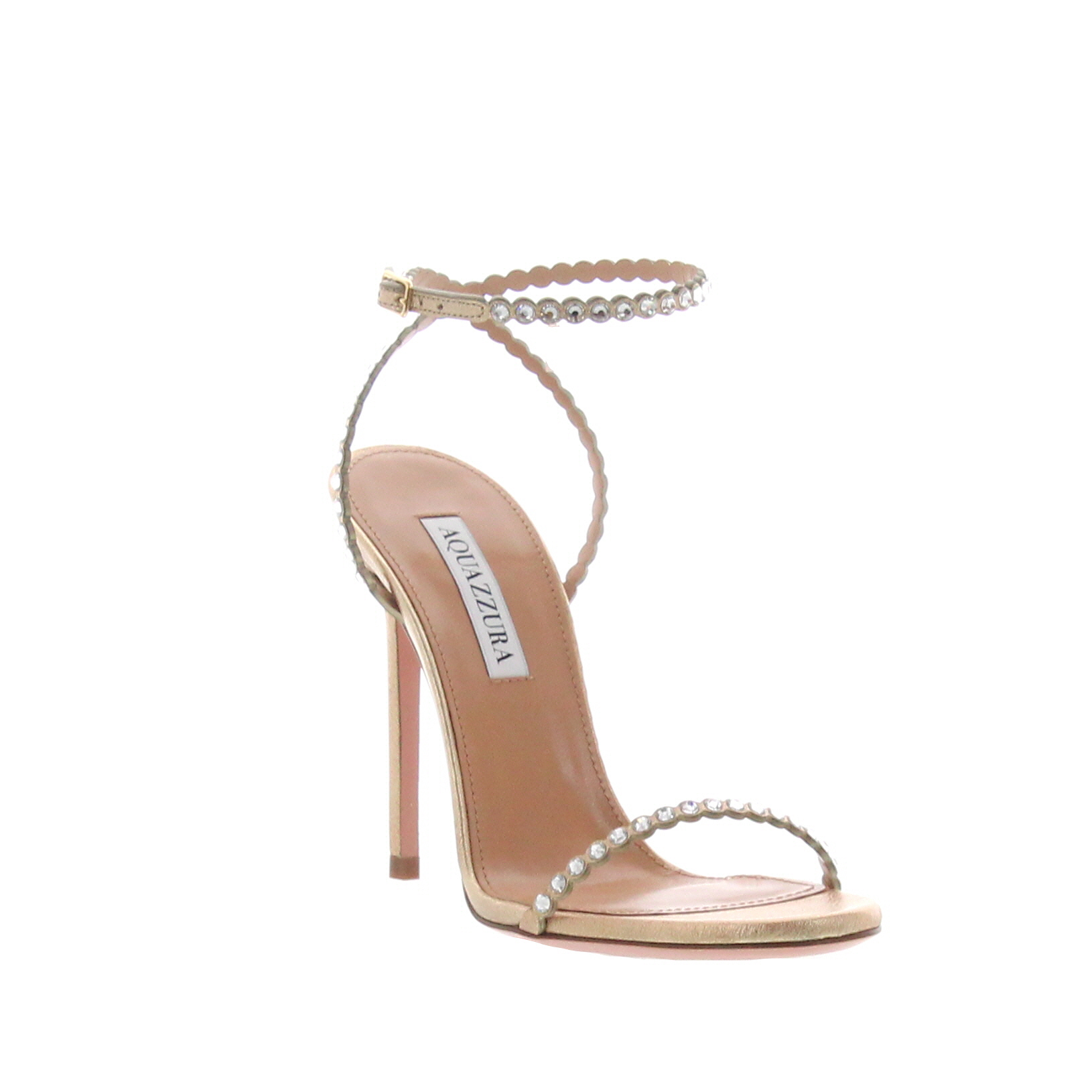 Aquazzura - Mini-Tequila Sandal - Soft Bronze - Image 3