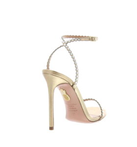 Aquazzura - Mini-Tequila Sandal - Soft Bronze - Image 4