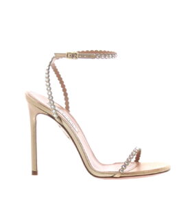 Aquazzura - Mini-Tequila Sandal - Soft Bronze - Image 1