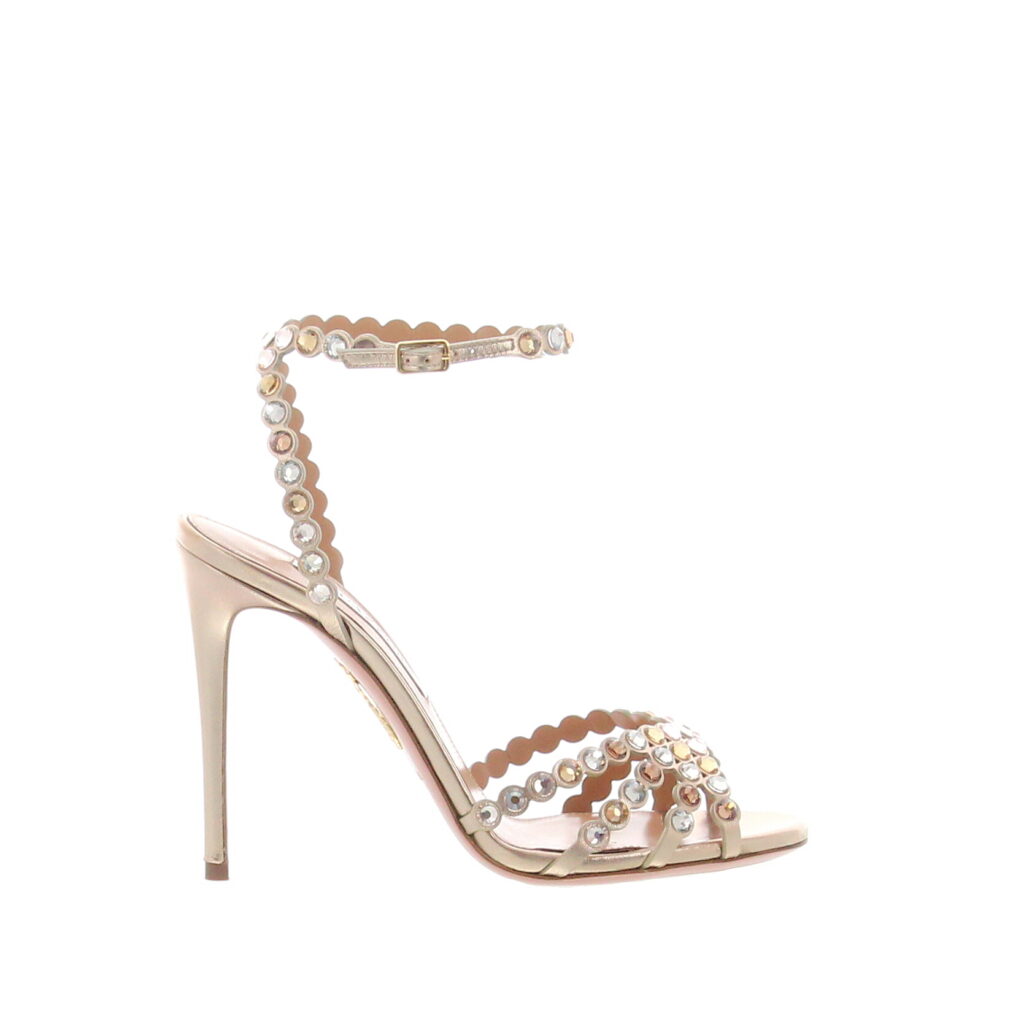 Aquazzura - Tequila Sandal 105 - Light Copper