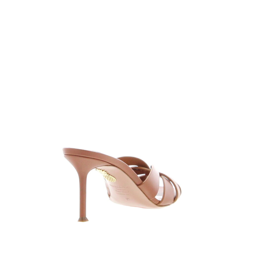 Aquazzura - Copacabana Mule 75 - Tobacco