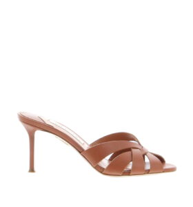 Aquazzura - Copacabana Mule 75 - Tobacco - Image 2