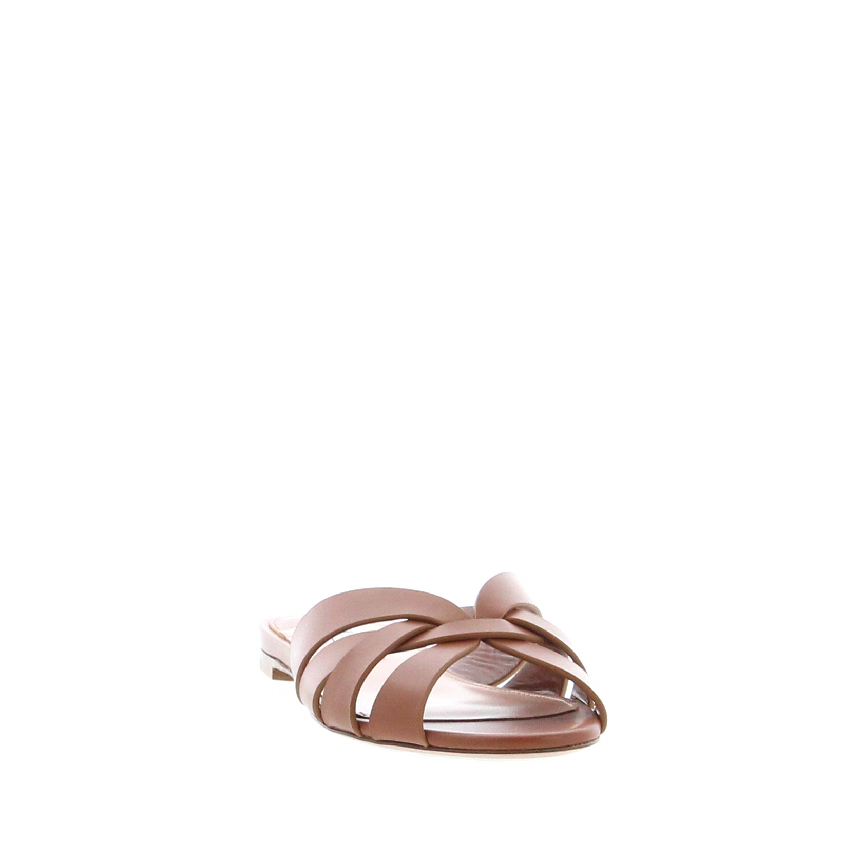 Aquazzura - Copacabana Slide Flat - Tobacco - Image 3