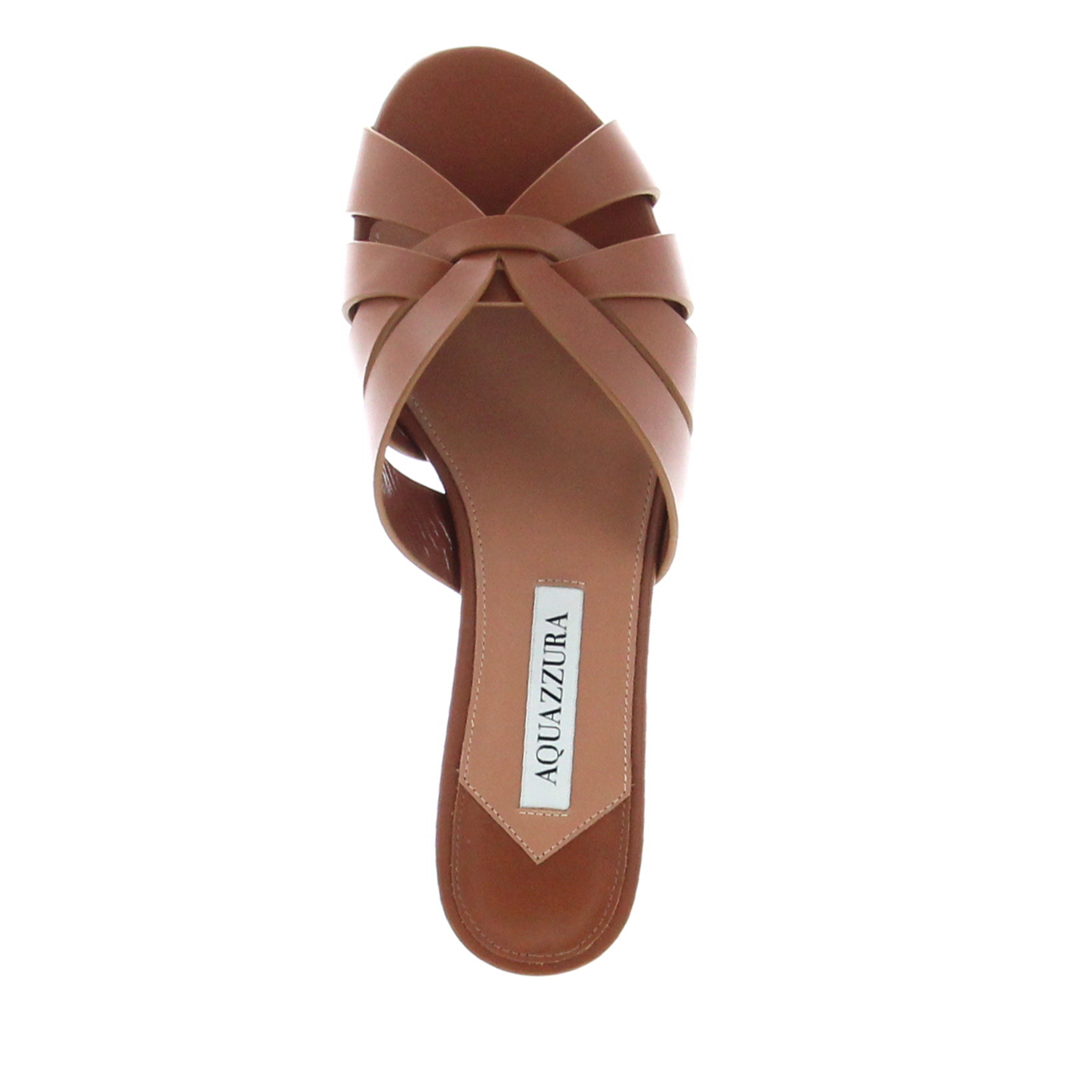 Aquazzura - Copacabana Slide Flat - Tobacco - Image 4