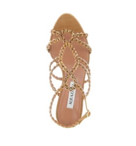 Aquazzura - Mooncrush Sandal 85 - Cognac - Image 5