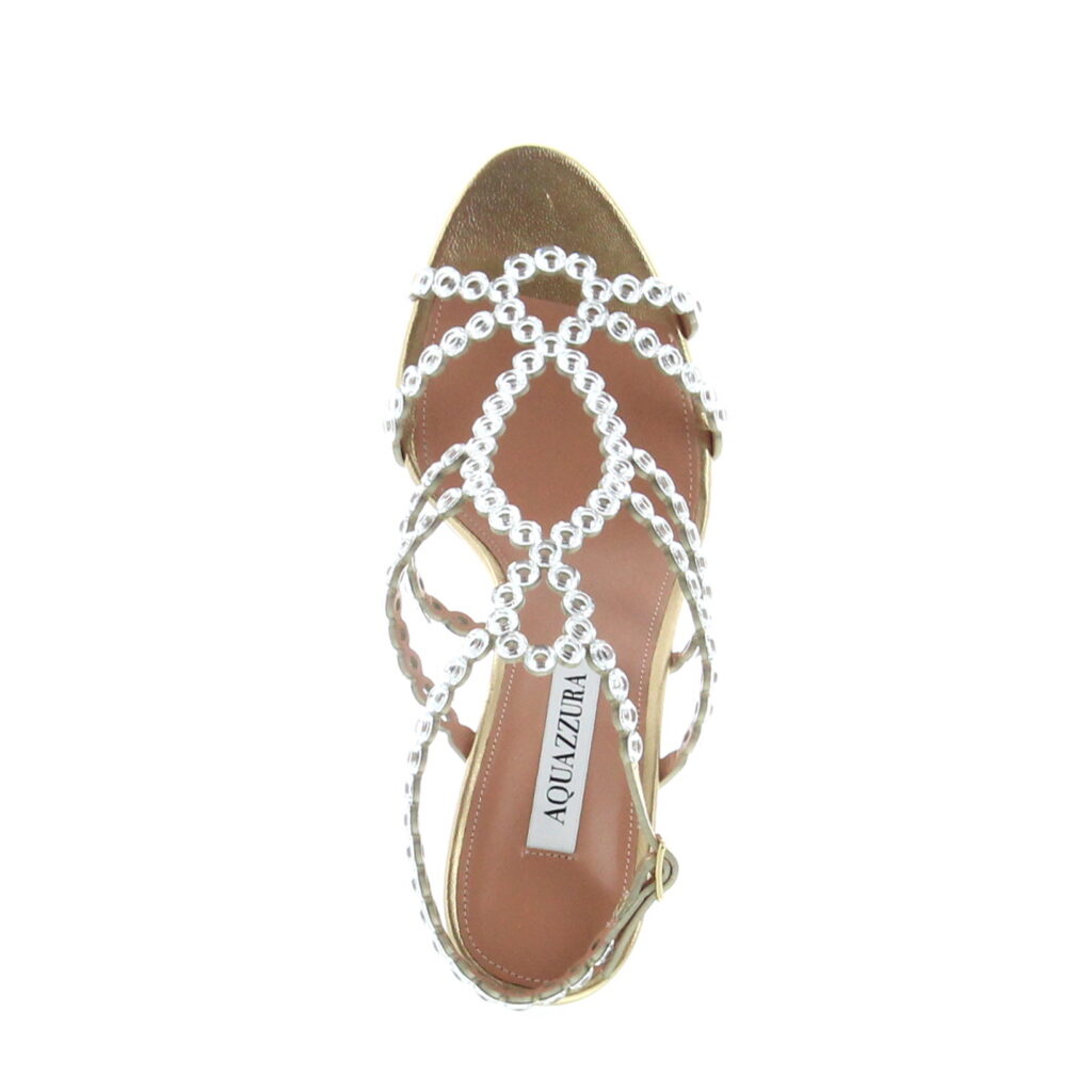 Aquazzura - Mooncrush Sandal 85 - Soft Gold