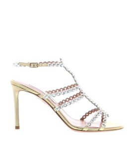 Aquazzura - Mooncrush Sandal 85 - Soft Gold - Image 1