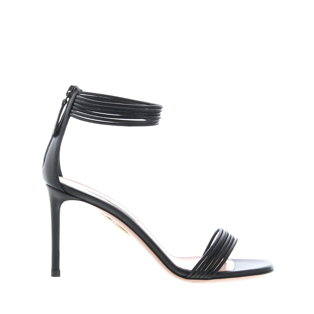 Aquazzura - Sway Sandal 85 - Black