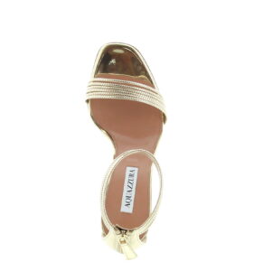 Aquazzura - Sway Sandal 85 - Soft Gold - Image 5