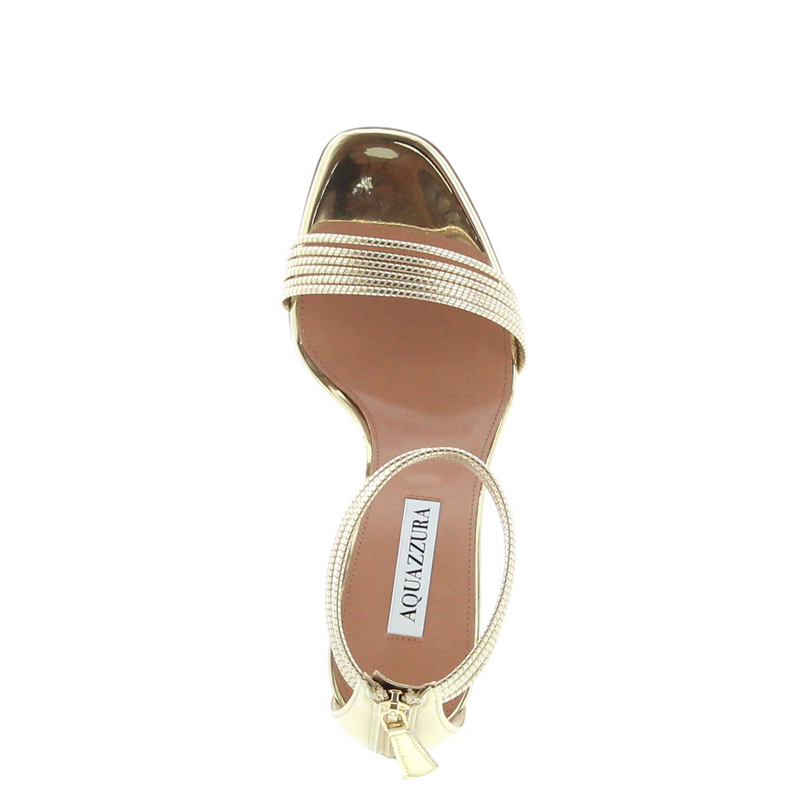 Aquazzura - Sway Sandal 85 - Soft Gold - Image 5