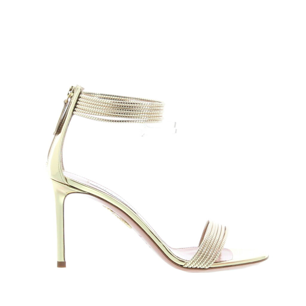 Aquazzura - Sway Sandal 85 - Soft Gold