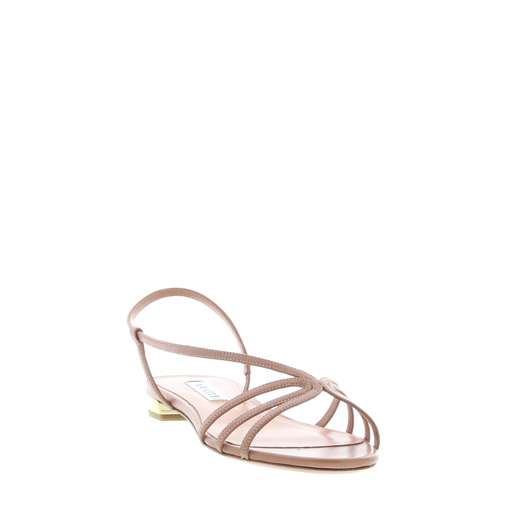 Aquazzura - Talk To Me Sandal Flat - Powder Pink - Image 3