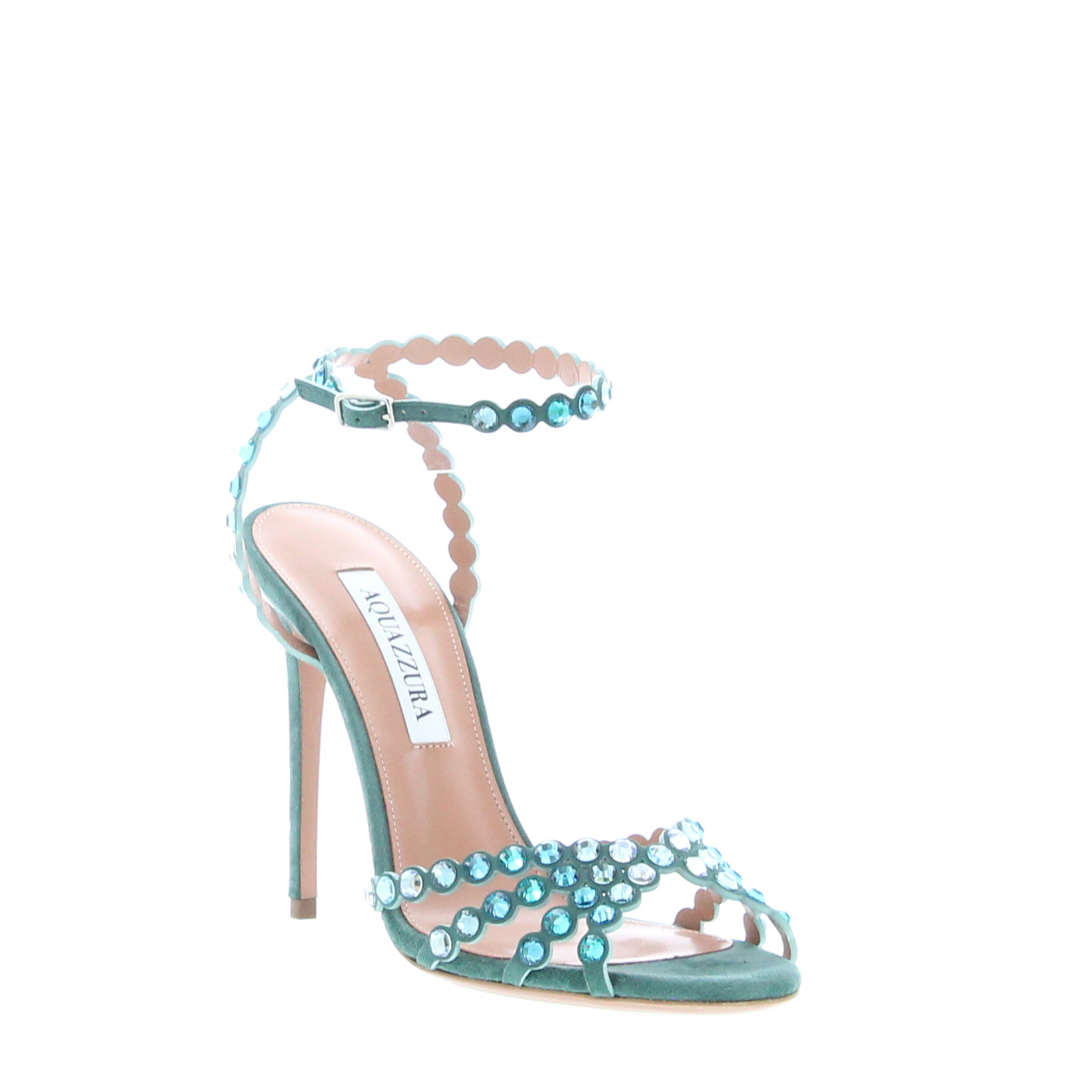 Aquazzura - Tequila Sandal 105 - Light Teal - Image 3