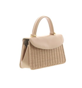 Carla Saint Barth - Vimini Long Bag - Carne / Carne - Image 4